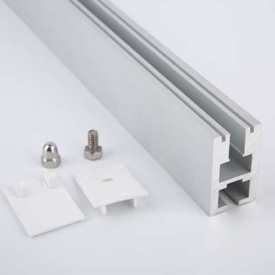 6063 T5 Customized Anodized silver t slot aluminum extrusion